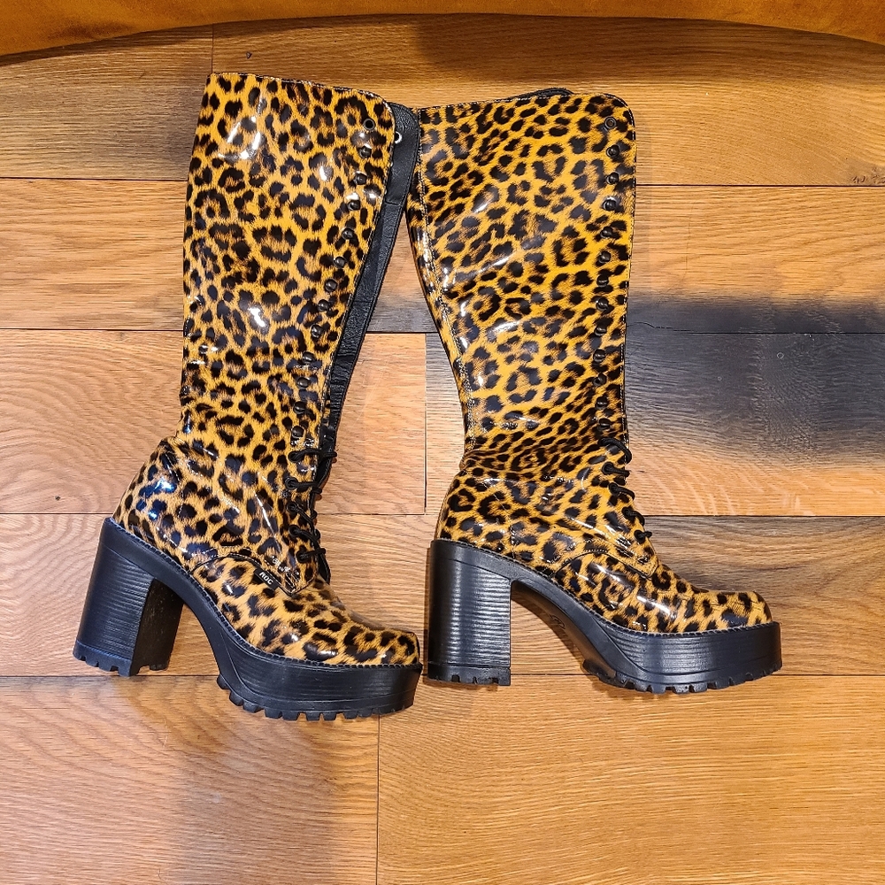 ROC AUSTRALIA LASH BOOTS LEOPARD